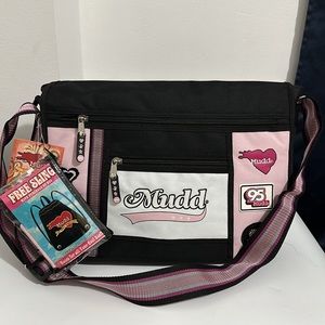 Mudd messenger bag black color
